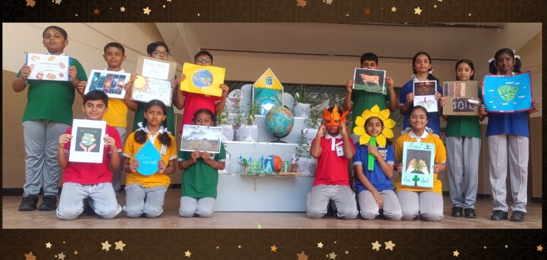 VVS Gandhi Centenary School school-day classroom scene