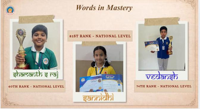 Students posing with medals and certificates after competition